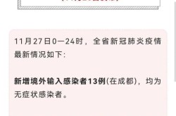 四川新增境外输入确诊24例（四川确诊首例新型）