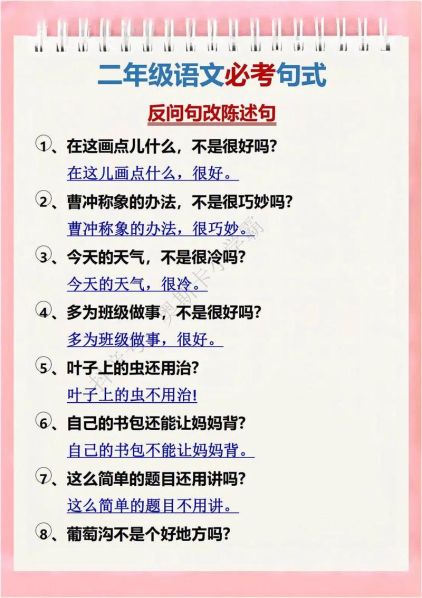改反问句的方法和技巧口诀 这点小事不用急改为反问句