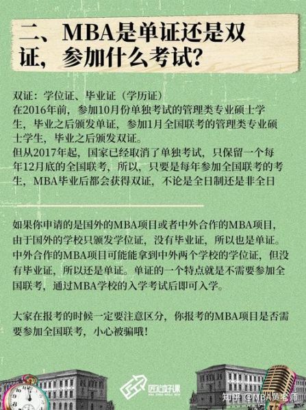 硕士和mba的区别 mba复试都考什么