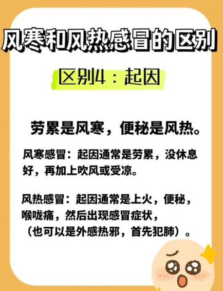 儿童感冒风寒和风热感冒的区别 小孩一般是风寒感冒还是风热感冒