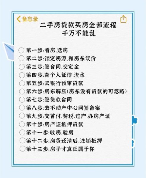 卖房子的流程买家贷款 卖房子对方贷款需要注意什么