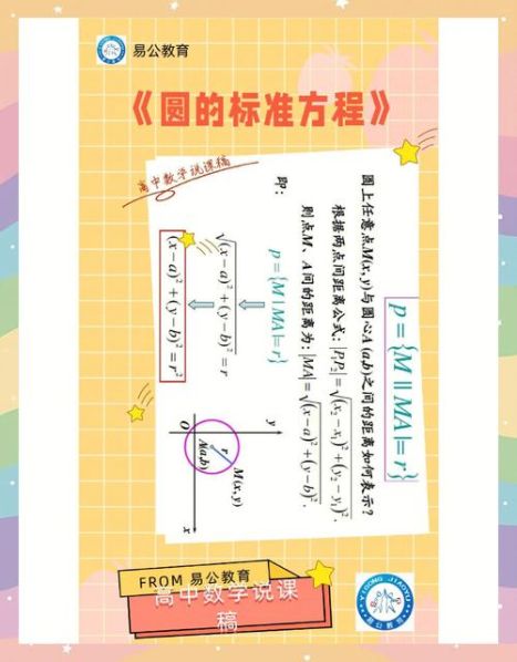 圆的标准方程教案中职 圆的标准方程试讲教案