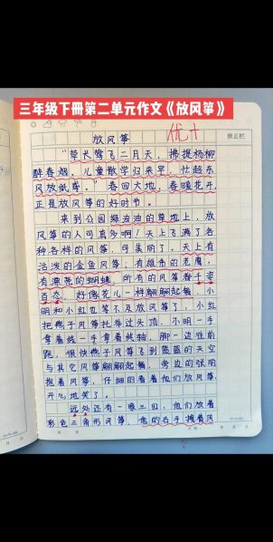 放风筝的方法和技巧300字作文 放风筝300字作文三年级作文