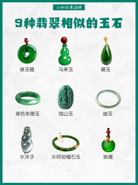 绿玉髓与玉和翡翠的区别图片不同 和田玉与翡翠玉的区别
