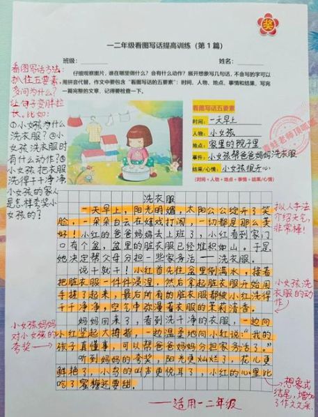 看图写话的方法与技巧图片二年级 二年级看图写话的步骤和要求