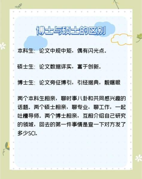 博士学位和硕士学位的区别 博士学位有几种