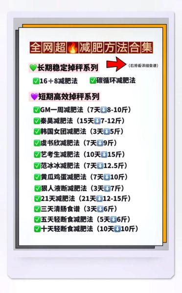 能减肥的方法给我看看 减肥的一百种方法