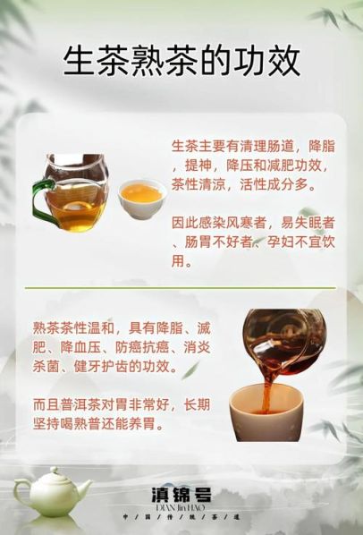 普洱熟茶和生茶的区别哪个好 普洱生茶和熟茶哪个好