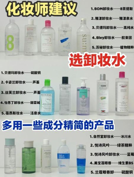 卸妆水和洁面乳的区别:卸妆洁面乳和卸妆水有什么不同呢